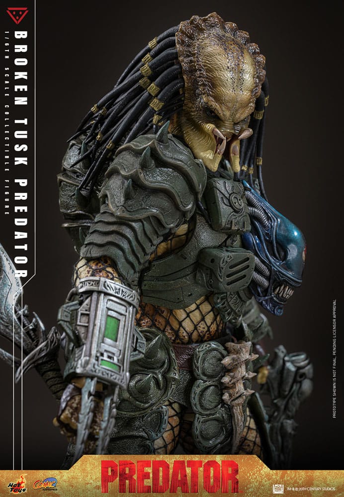 BROKEN TUSK PREDATOR – ALIEN VS. PREDATOR – COMIC MASTERPIECE HOT TOYS