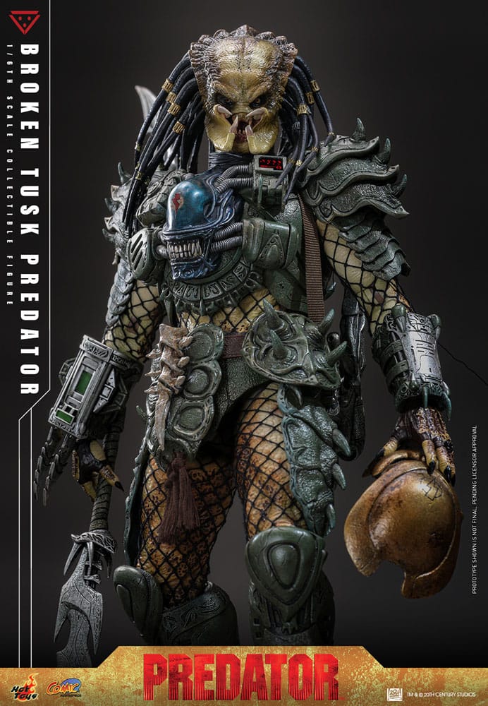 BROKEN TUSK PREDATOR – ALIEN VS. PREDATOR – COMIC MASTERPIECE HOT TOYS