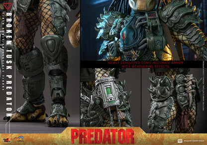 BROKEN TUSK PREDATOR – ALIEN VS. PREDATOR – COMIC MASTERPIECE HOT TOYS
