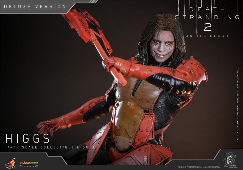HIGGS – DEATH STRANDING 2: ON THE BEACH FIGURE VIDEOGAME MASTERPIECE 1/6 DELUXE VERSION (HOT TOYS – 33 CM)