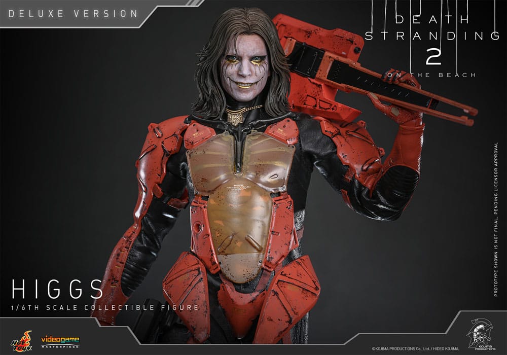HIGGS – DEATH STRANDING 2: ON THE BEACH FIGURE VIDEOGAME MASTERPIECE 1/6 DELUXE VERSION (HOT TOYS – 33 CM)