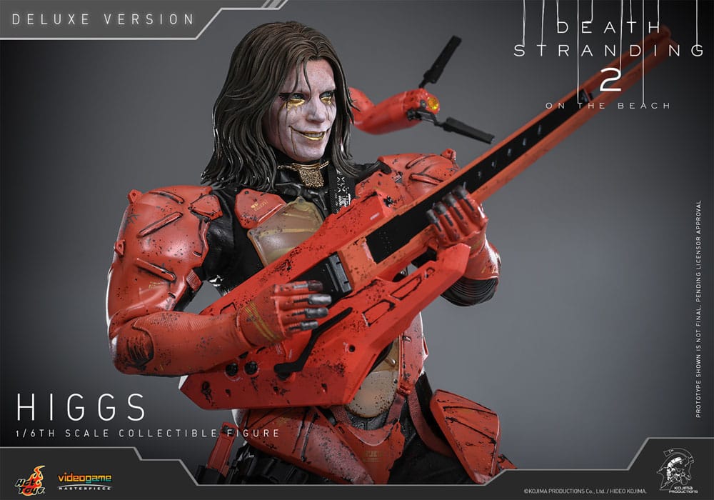 HIGGS – DEATH STRANDING 2: ON THE BEACH FIGURE VIDEOGAME MASTERPIECE 1/6 DELUXE VERSION (HOT TOYS – 33 CM)