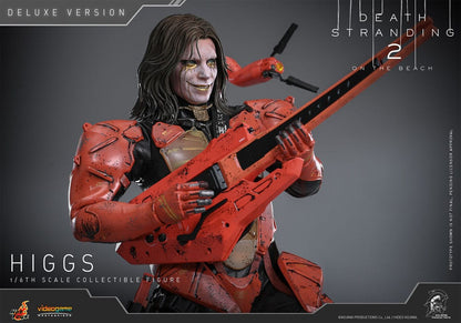 HIGGS – DEATH STRANDING 2: ON THE BEACH FIGURE VIDEOGAME MASTERPIECE 1/6 DELUXE VERSION (HOT TOYS – 33 CM)