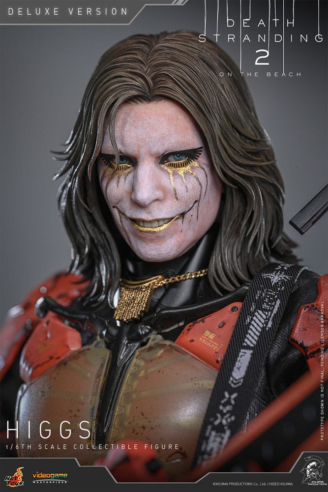 HIGGS – DEATH STRANDING 2: ON THE BEACH FIGURE VIDEOGAME MASTERPIECE 1/6 DELUXE VERSION (HOT TOYS – 33 CM)
