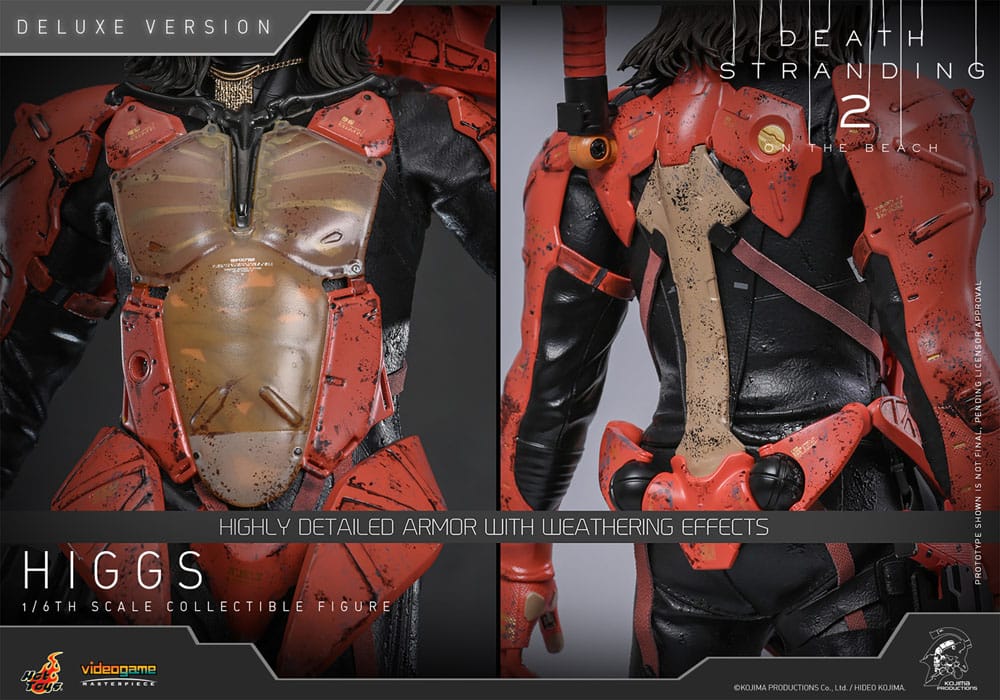 HIGGS – DEATH STRANDING 2: ON THE BEACH FIGURE VIDEOGAME MASTERPIECE 1/6 DELUXE VERSION (HOT TOYS – 33 CM)