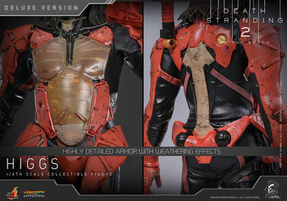 HIGGS – DEATH STRANDING 2: ON THE BEACH FIGURE VIDEOGAME MASTERPIECE 1/6 DELUXE VERSION (HOT TOYS – 33 CM)