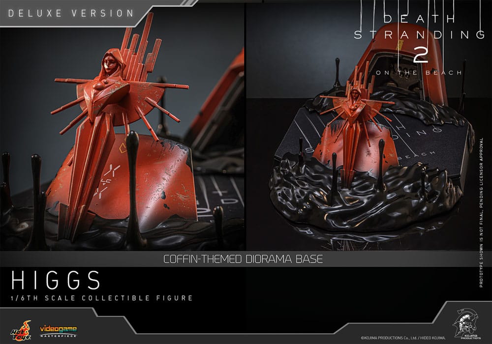 HIGGS – DEATH STRANDING 2: ON THE BEACH FIGURE VIDEOGAME MASTERPIECE 1/6 DELUXE VERSION (HOT TOYS – 33 CM)
