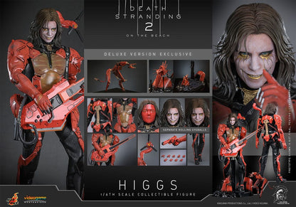 HIGGS – DEATH STRANDING 2: ON THE BEACH FIGURE VIDEOGAME MASTERPIECE 1/6 DELUXE VERSION (HOT TOYS – 33 CM)