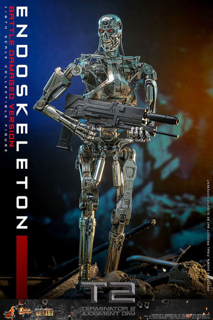 ENDOESQUELETO BATTLE DAMAGED VERSION – TERMINATOR 2: EL JUICIO FINAL – HOT TOYS