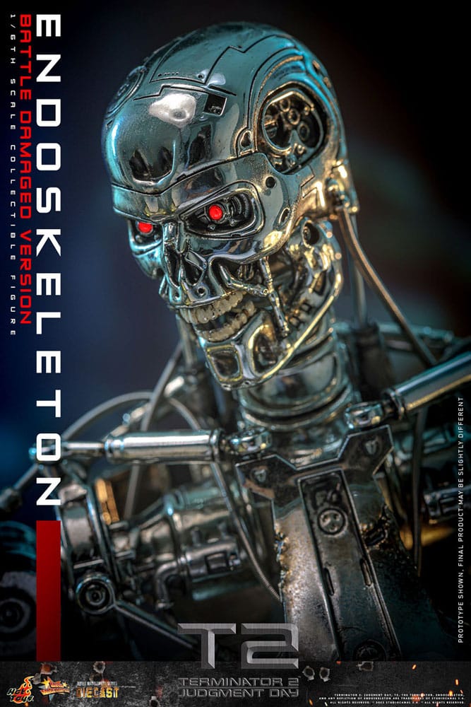 ENDOESQUELETO BATTLE DAMAGED VERSION – TERMINATOR 2: EL JUICIO FINAL – HOT TOYS
