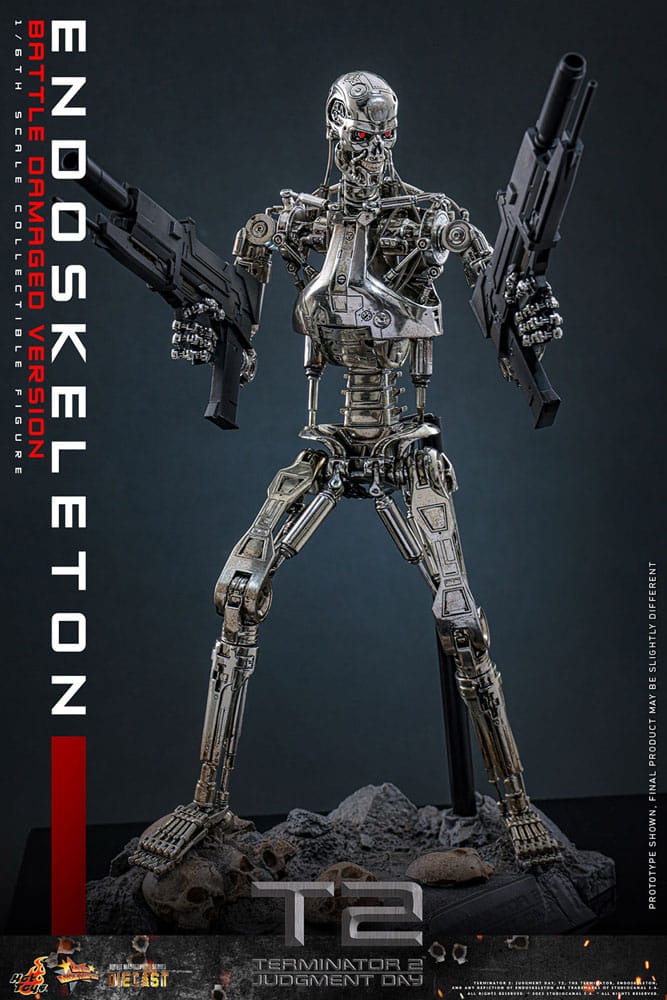 ENDOESQUELETO BATTLE DAMAGED VERSION – TERMINATOR 2: EL JUICIO FINAL – HOT TOYS