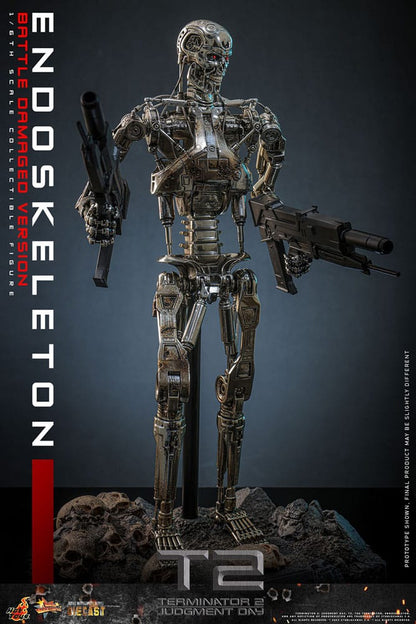 ENDOESQUELETO BATTLE DAMAGED VERSION – TERMINATOR 2: EL JUICIO FINAL – HOT TOYS