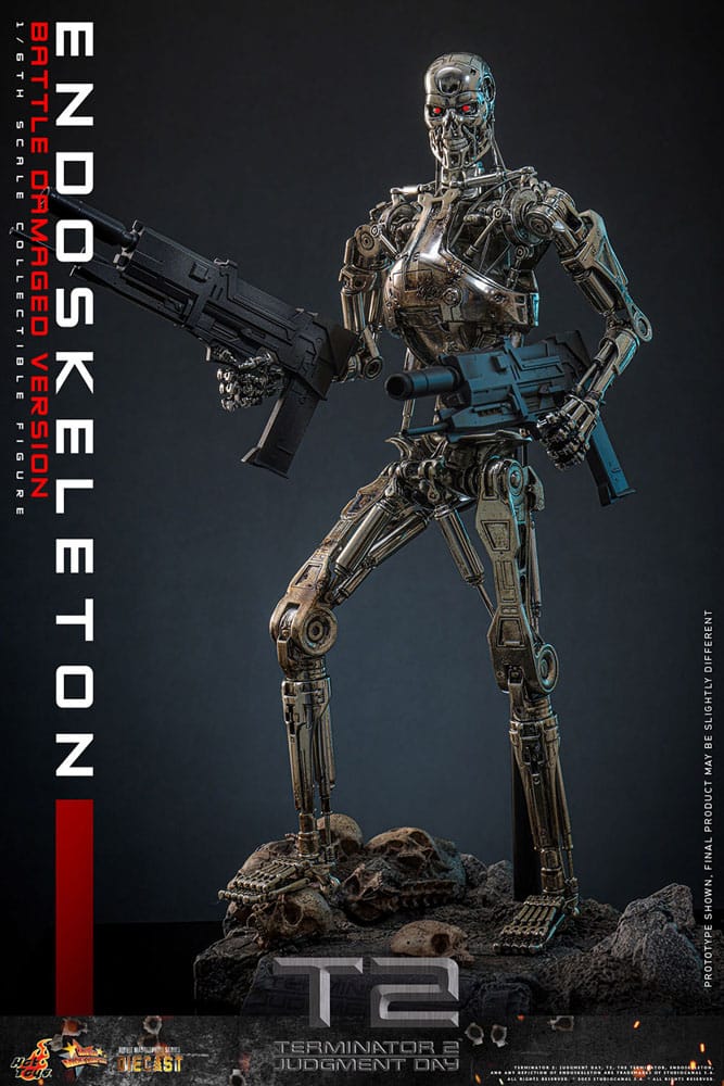 ENDOESQUELETO BATTLE DAMAGED VERSION – TERMINATOR 2: EL JUICIO FINAL – HOT TOYS