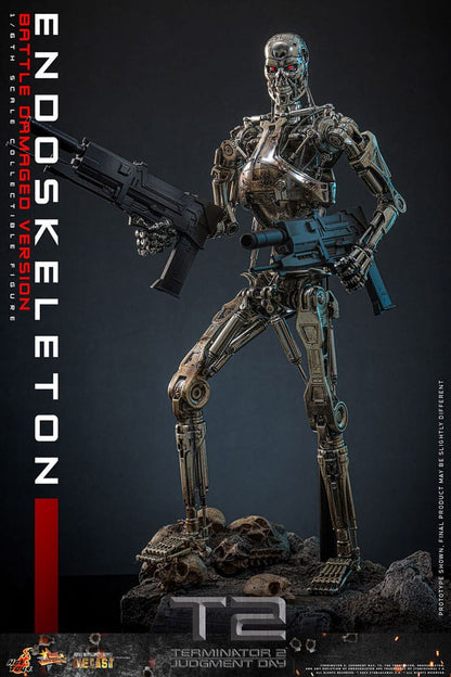 ENDOESQUELETO BATTLE DAMAGED VERSION – TERMINATOR 2: EL JUICIO FINAL – HOT TOYS