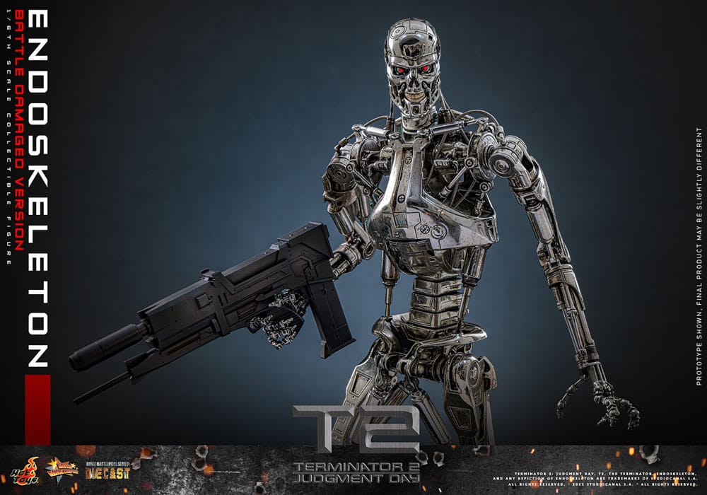 ENDOESQUELETO BATTLE DAMAGED VERSION – TERMINATOR 2: EL JUICIO FINAL – HOT TOYS