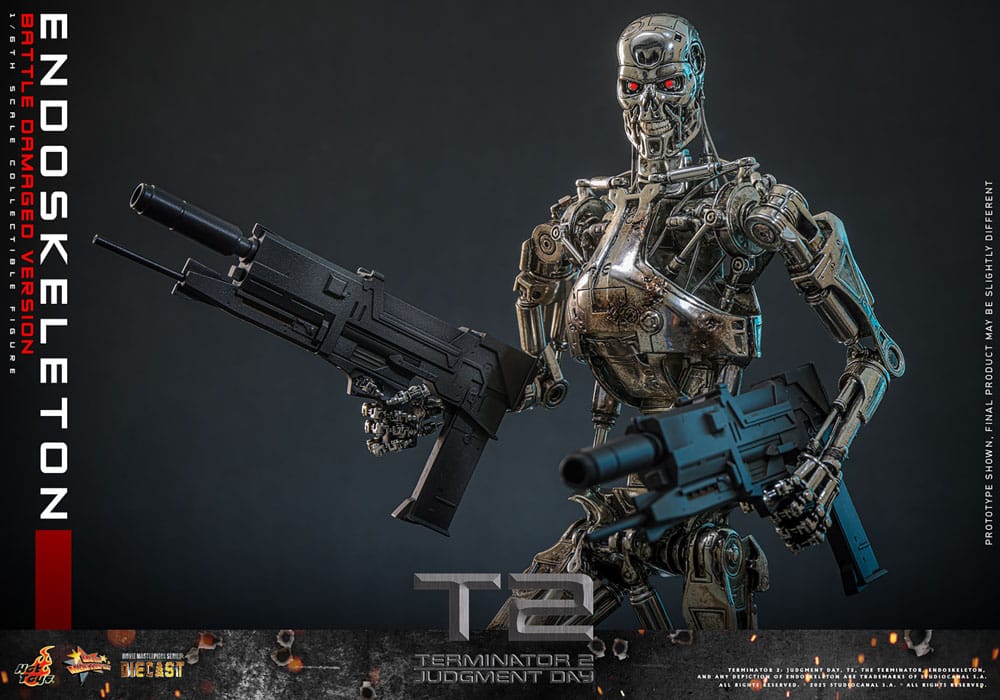 ENDOESQUELETO BATTLE DAMAGED VERSION – TERMINATOR 2: EL JUICIO FINAL – HOT TOYS