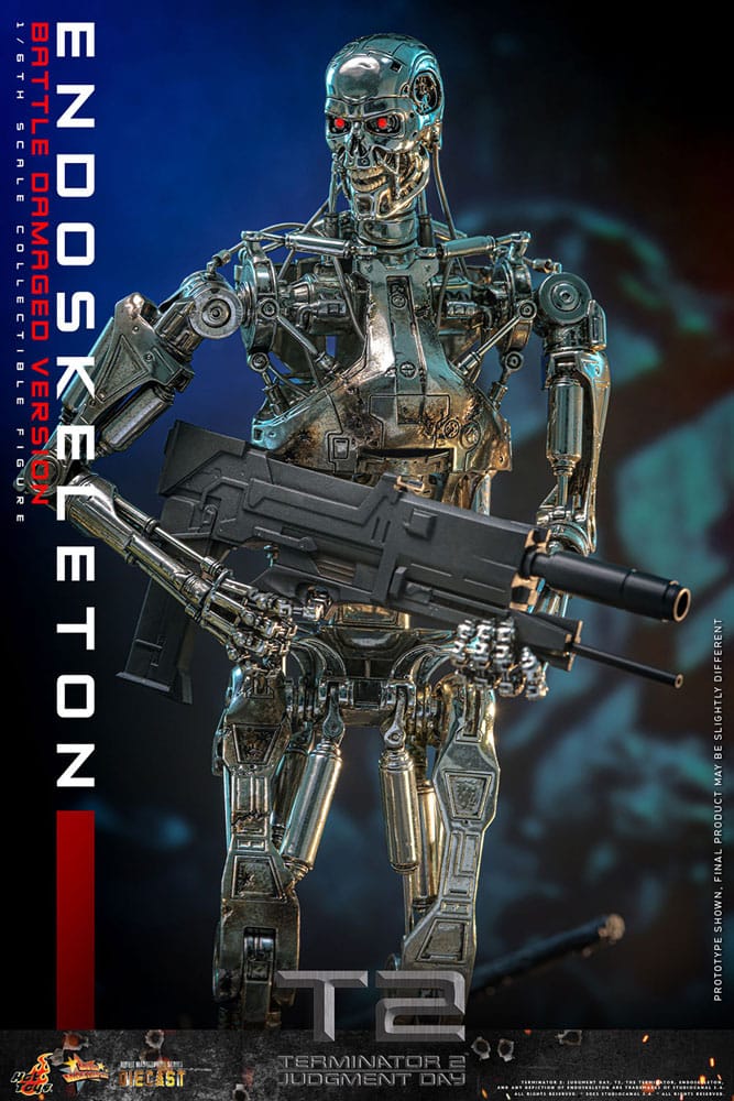 ENDOESQUELETO BATTLE DAMAGED VERSION – TERMINATOR 2: EL JUICIO FINAL – HOT TOYS