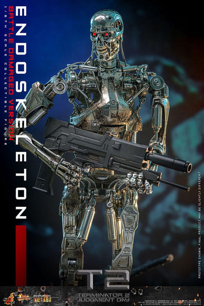 ENDOESQUELETO BATTLE DAMAGED VERSION – TERMINATOR 2: EL JUICIO FINAL – HOT TOYS
