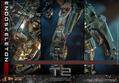 ENDOESQUELETO BATTLE DAMAGED VERSION – TERMINATOR 2: EL JUICIO FINAL – HOT TOYS