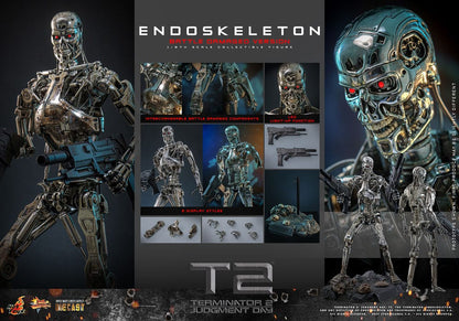 ENDOESQUELETO BATTLE DAMAGED VERSION – TERMINATOR 2: EL JUICIO FINAL – HOT TOYS