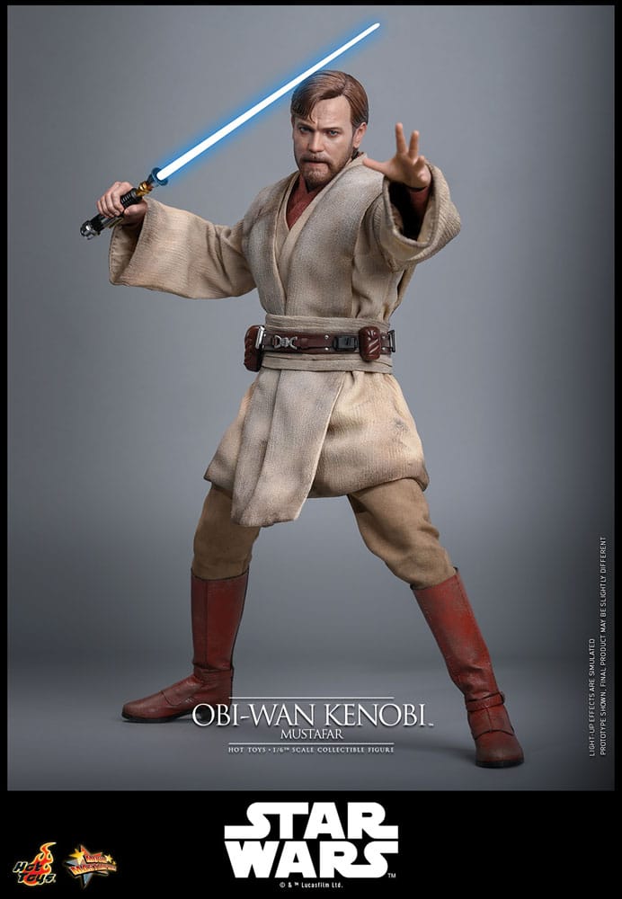 OBI-WAN KENOBI MUSTAFAR – MOVIE MASTERPIECE 1/6 FIGURE 31 CM (HOT TOYS – STAR WARS EPISODE III)