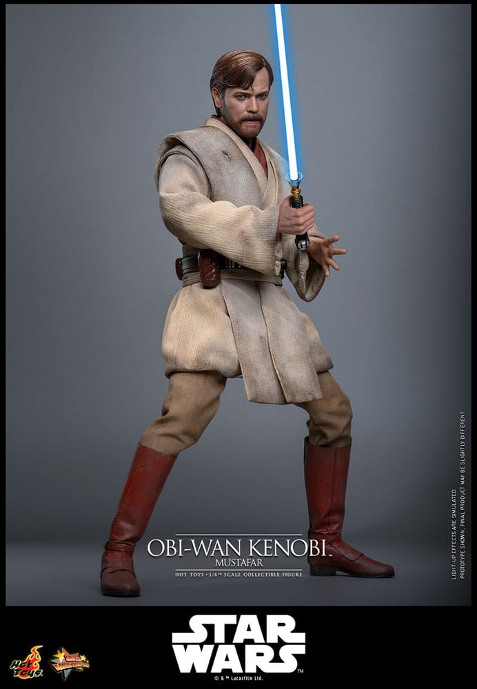 OBI-WAN KENOBI MUSTAFAR – MOVIE MASTERPIECE 1/6 FIGURE 31 CM (HOT TOYS – STAR WARS EPISODE III)