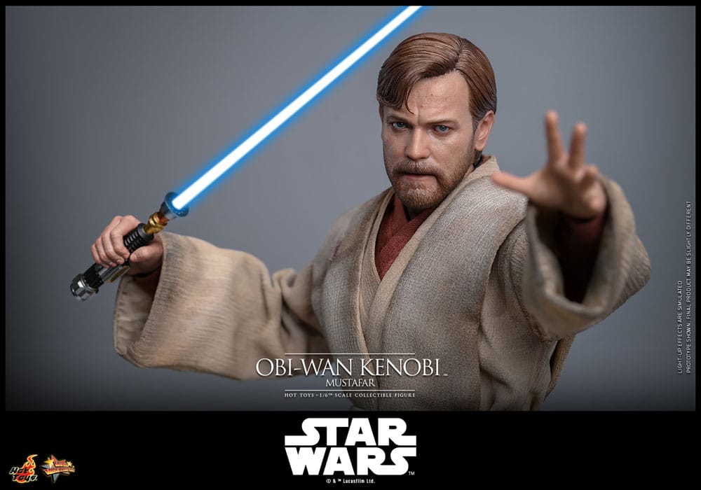 OBI-WAN KENOBI MUSTAFAR – MOVIE MASTERPIECE 1/6 FIGURE 31 CM (HOT TOYS – STAR WARS EPISODE III)