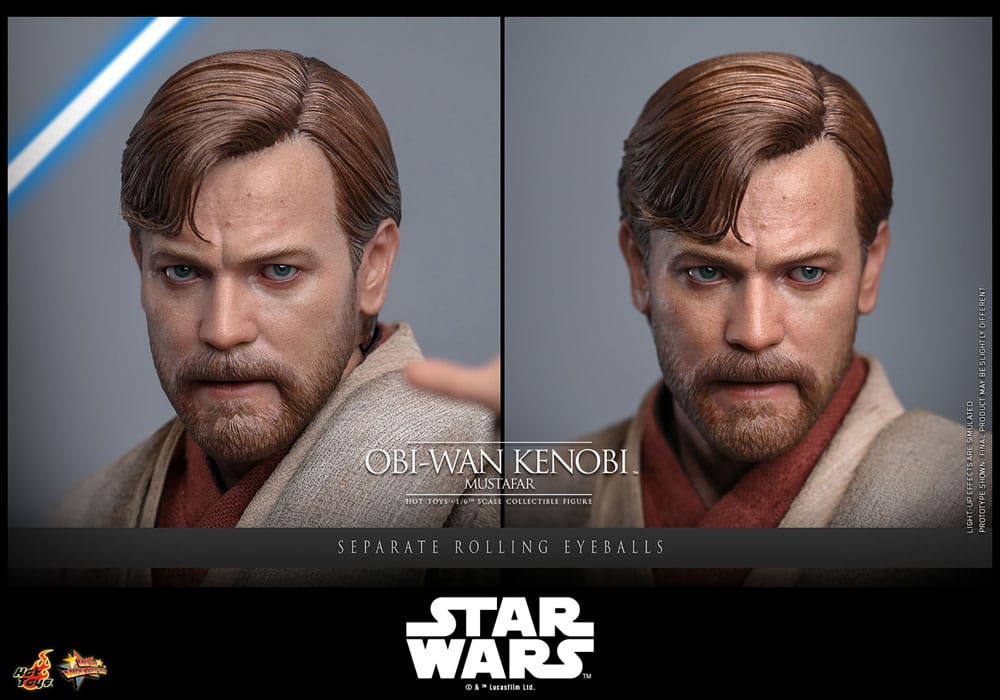 OBI-WAN KENOBI MUSTAFAR – MOVIE MASTERPIECE 1/6 FIGURE 31 CM (HOT TOYS – STAR WARS EPISODE III)
