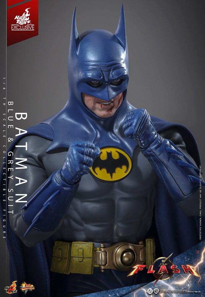 BATMAN - THE FLASH (BLUE & GREY SUIT) LIMITED EDITION HOT TOYS EXCLUSIVE