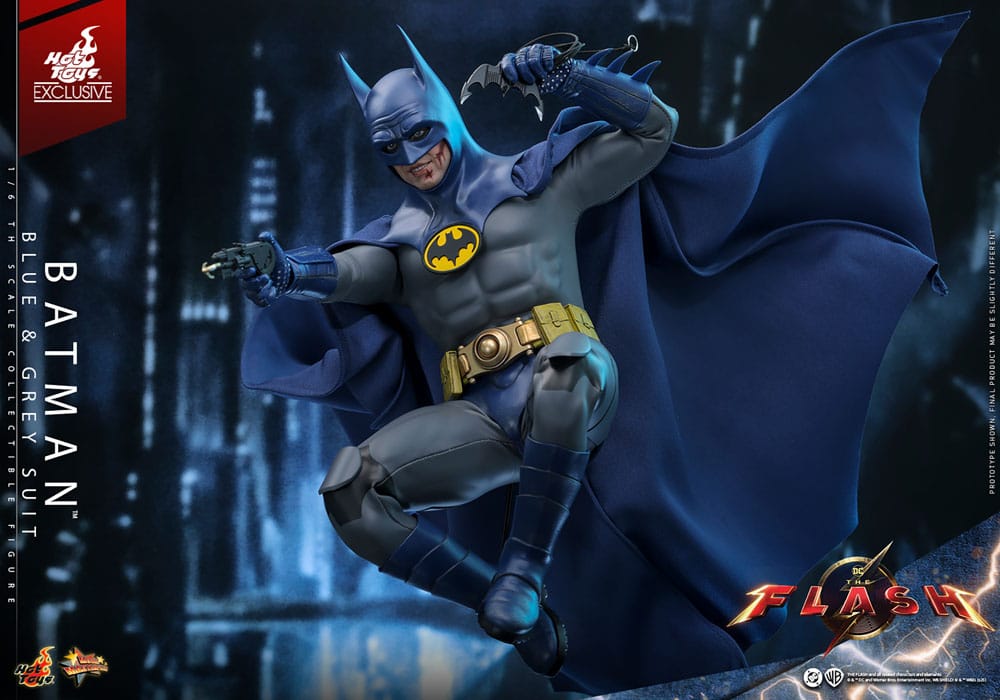 BATMAN - THE FLASH (BLUE & GREY SUIT) LIMITED EDITION HOT TOYS EXCLUSIVE