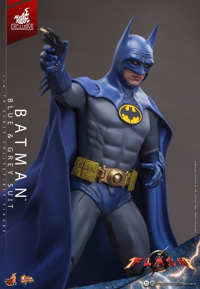 BATMAN - THE FLASH (BLUE & GREY SUIT) LIMITED EDITION HOT TOYS EXCLUSIVE