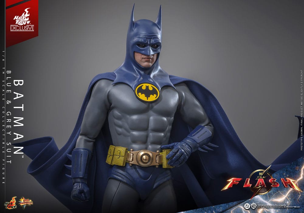 BATMAN - THE FLASH (BLUE & GREY SUIT) LIMITED EDITION HOT TOYS EXCLUSIVE