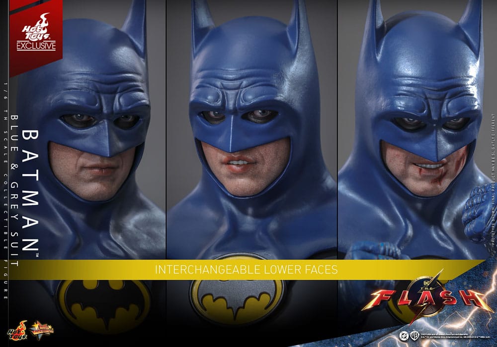 BATMAN - THE FLASH (BLUE & GREY SUIT) LIMITED EDITION HOT TOYS EXCLUSIVE