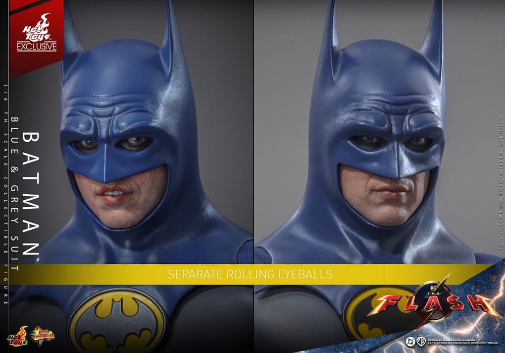 BATMAN - THE FLASH (BLUE & GREY SUIT) LIMITED EDITION HOT TOYS EXCLUSIVE