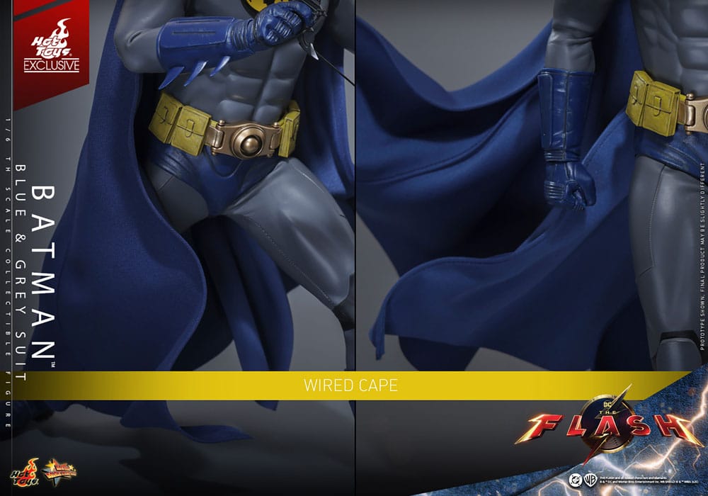 BATMAN - THE FLASH (BLUE & GREY SUIT) LIMITED EDITION HOT TOYS EXCLUSIVE
