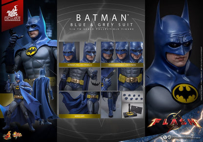 BATMAN - THE FLASH (BLUE & GREY SUIT) LIMITED EDITION HOT TOYS EXCLUSIVE