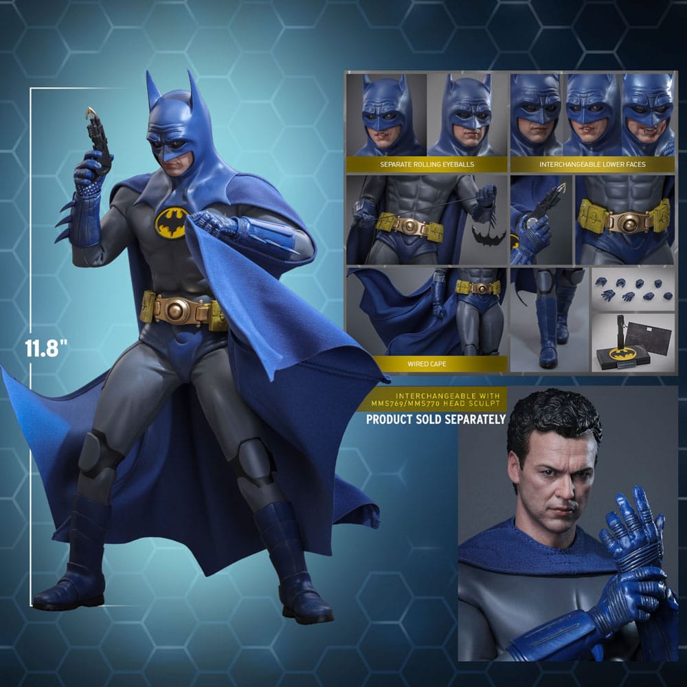 BATMAN - THE FLASH (BLUE & GREY SUIT) LIMITED EDITION HOT TOYS EXCLUSIVE