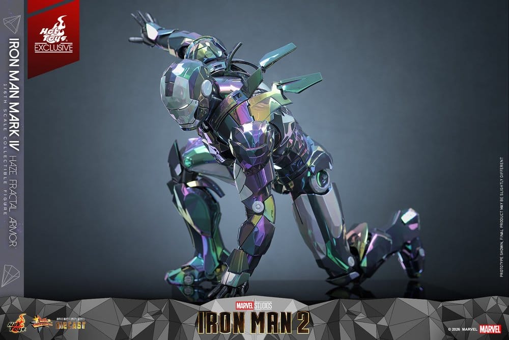IRON MAN MARK IV (HAZE FRACTAL ARMOR) – 1/6 (HOT TOYS – IRON MAN 2)