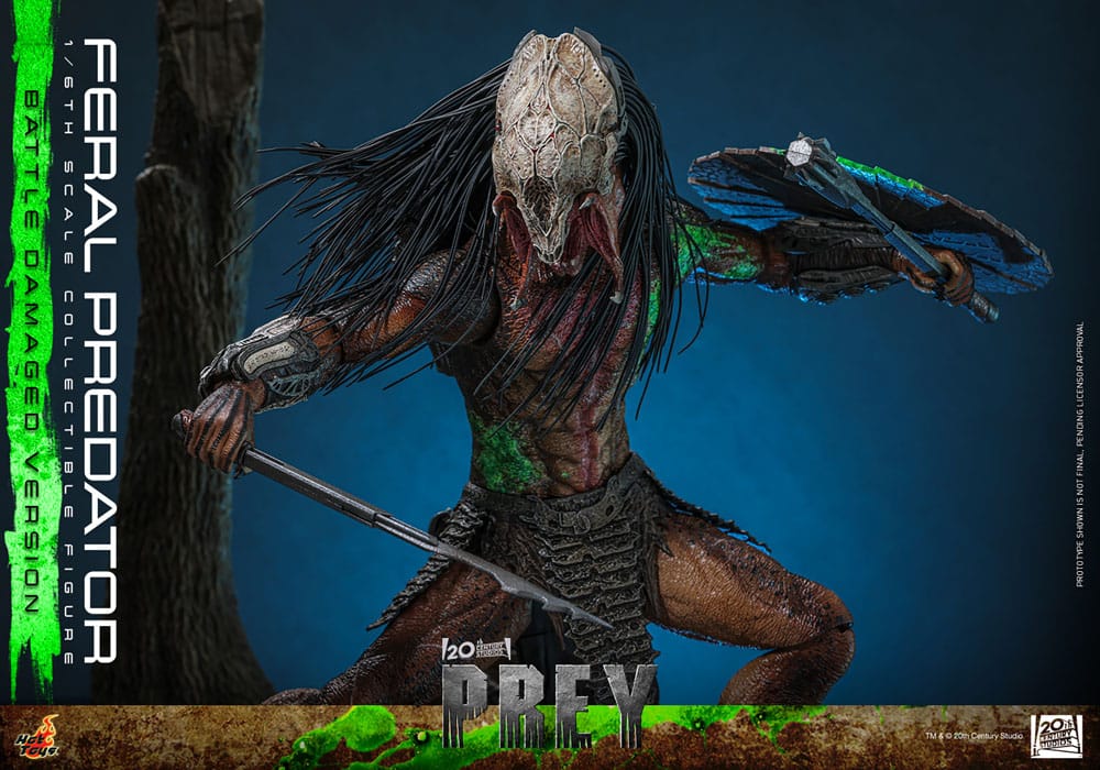 FERAL PREDATOR (BATTLE DAMAGED VERSION) – FIGURA 1/6 – PREY (HOT TOYS)