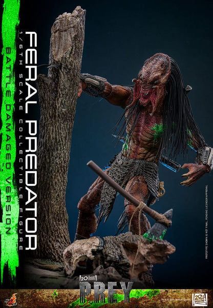 FERAL PREDATOR (BATTLE DAMAGED VERSION) – FIGURA 1/6 – PREY (HOT TOYS)