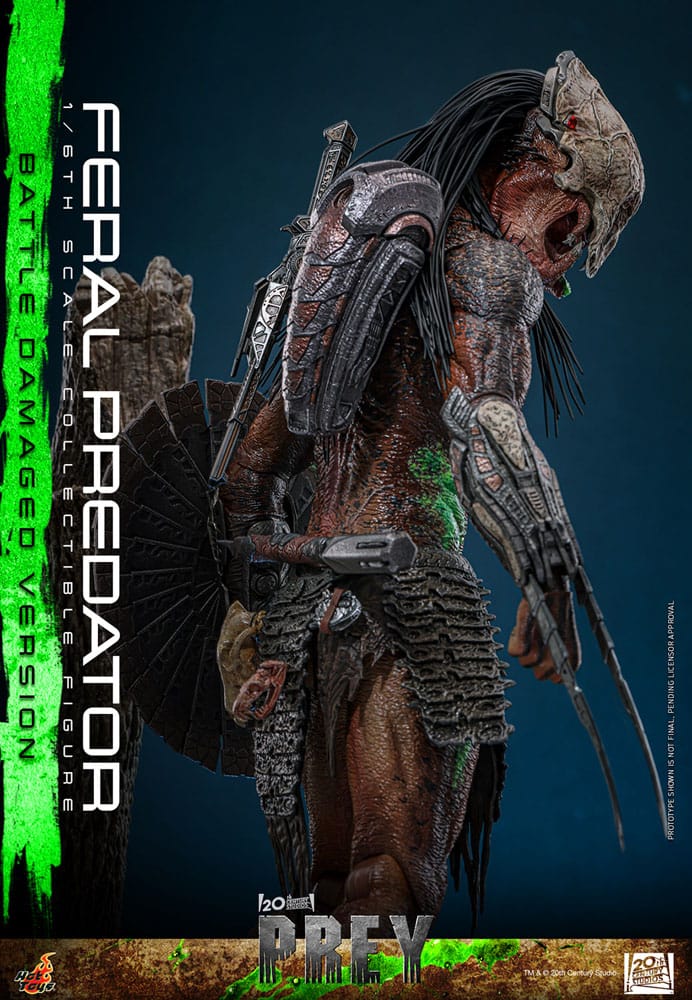 FERAL PREDATOR (BATTLE DAMAGED VERSION) – FIGURA 1/6 – PREY (HOT TOYS)