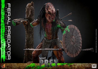 FERAL PREDATOR (BATTLE DAMAGED VERSION) – FIGURA 1/6 – PREY (HOT TOYS)
