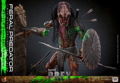 FERAL PREDATOR (BATTLE DAMAGED VERSION) – FIGURA 1/6 – PREY (HOT TOYS)