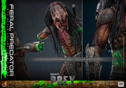 FERAL PREDATOR (BATTLE DAMAGED VERSION) – FIGURA 1/6 – PREY (HOT TOYS)