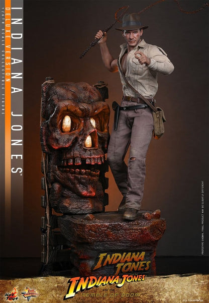 INDIANA JONES – FIGURA MOVIE MASTERPIECE 1/6 (HOT TOYS – INDIANA JONES AND THE TEMPLE OF DOOM) DELUXE VERSION – 30 CM