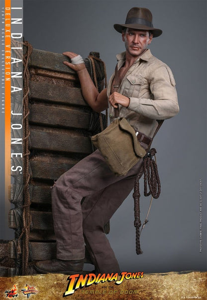 INDIANA JONES – FIGURA MOVIE MASTERPIECE 1/6 (HOT TOYS – INDIANA JONES AND THE TEMPLE OF DOOM) DELUXE VERSION – 30 CM