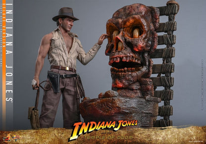 INDIANA JONES – FIGURA MOVIE MASTERPIECE 1/6 (HOT TOYS – INDIANA JONES AND THE TEMPLE OF DOOM) DELUXE VERSION – 30 CM
