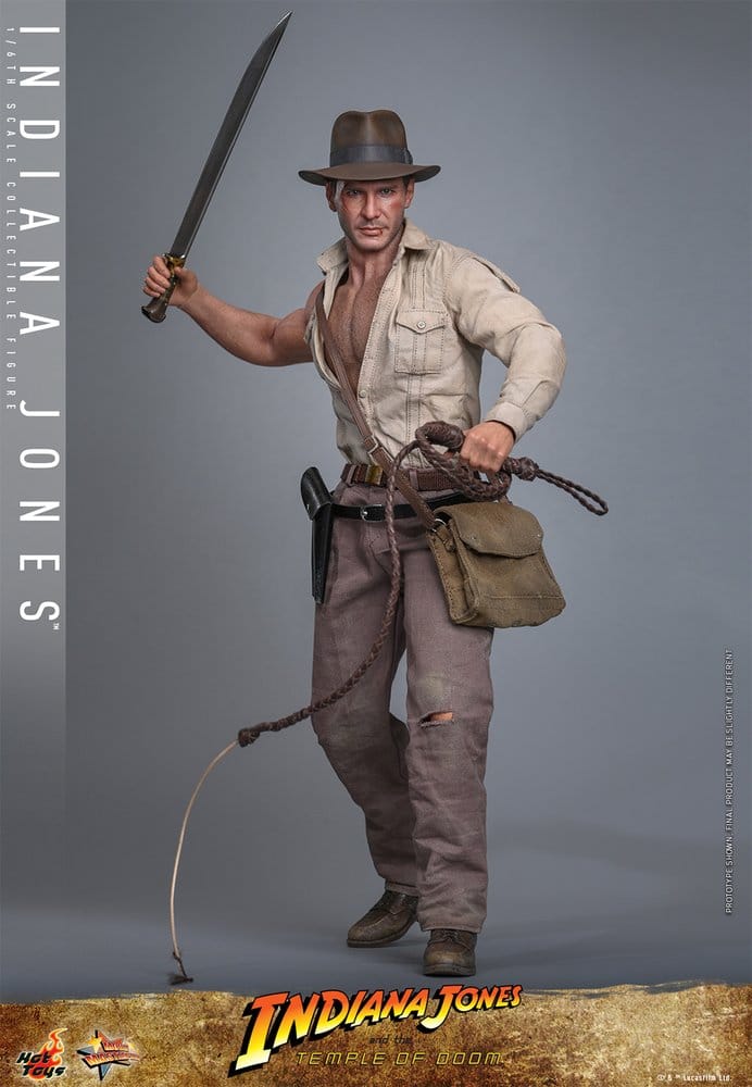 INDIANA JONES – FIGURA MOVIE MASTERPIECE 1/6 (HOT TOYS – INDIANA JONES AND THE TEMPLE OF DOOM) – 30 CM