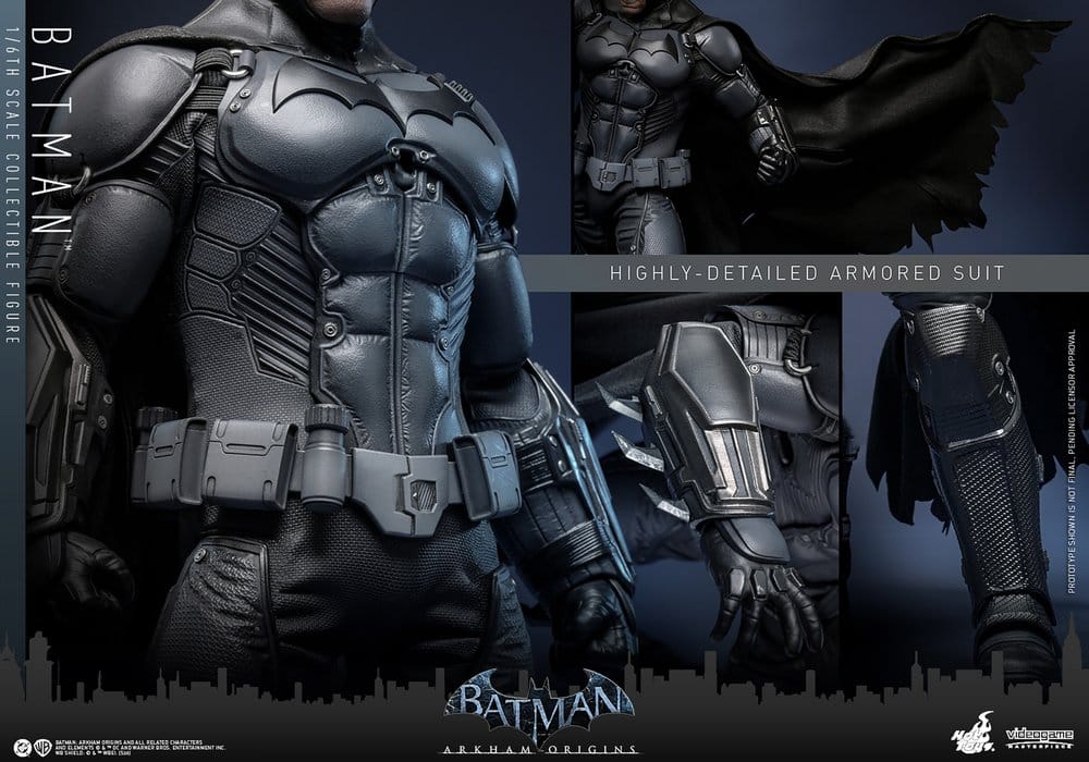 BATMAN ARKHAM ORIGINS – FIGURA VIDEOGAME MASTERPIECE 1/6 (HOT TOYS – DC COMICS)