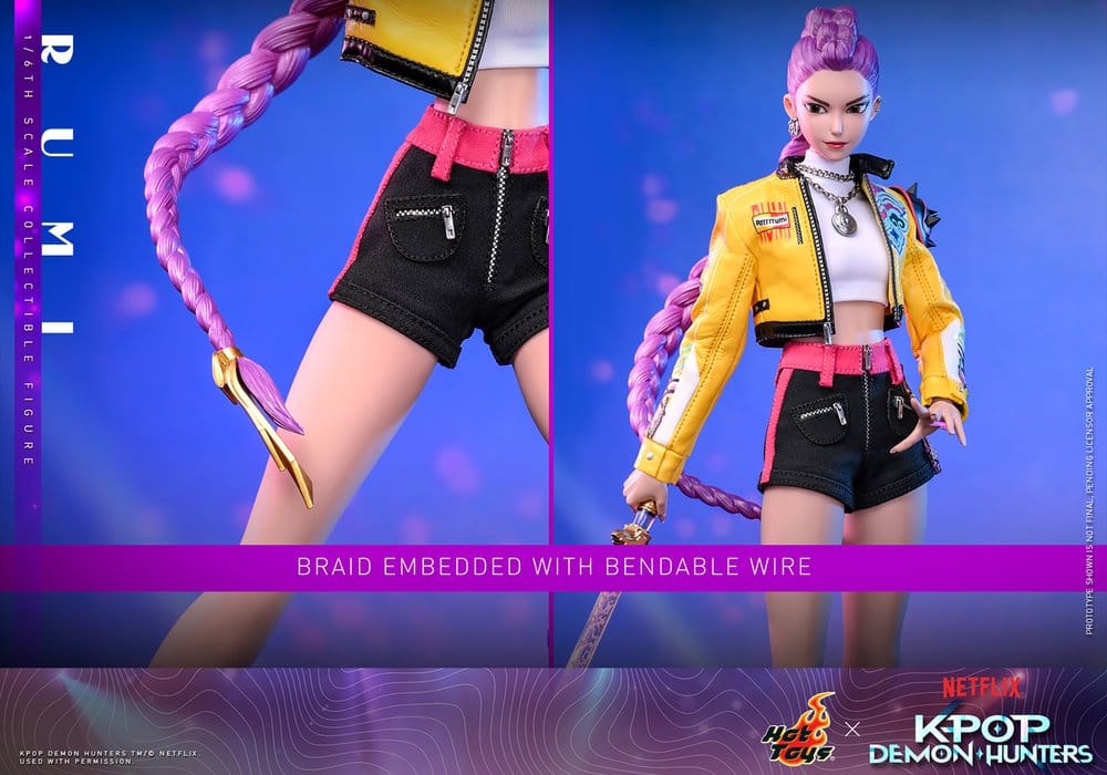 RUMI – KPOP DEMON HUNTERS – FIGURA ARTICULADA 1/6 28 CM (HOT TOYS)